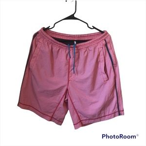 Lululemon red and white Shorts, size XL